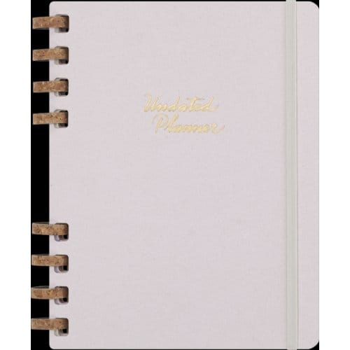 Moleskine life agenda ongedateerd, 1 week per 2 pagina's, xl, hardcover, crush grape