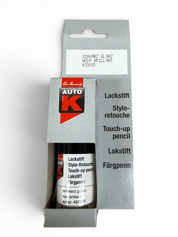 Lakstift zwart hoogglans Auto-K