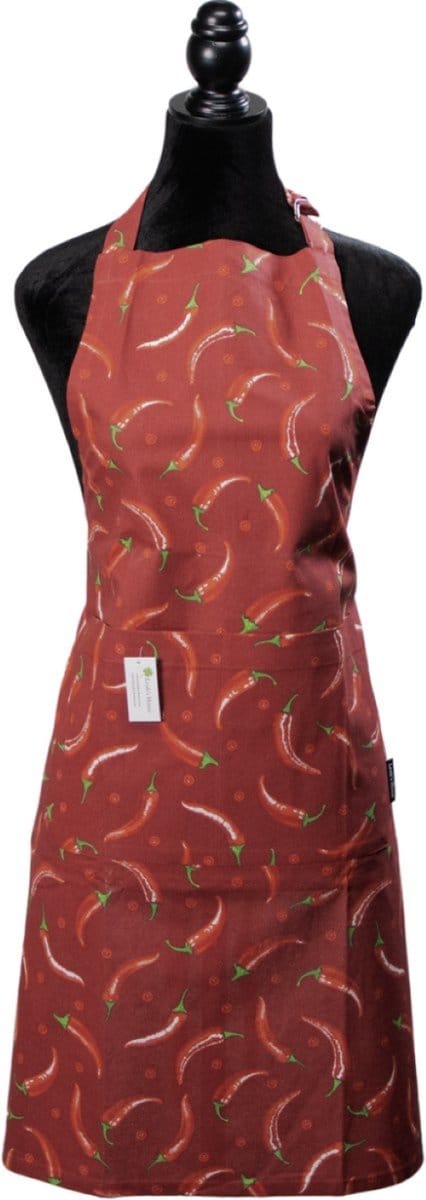 Schort - Peper - Pepper - Cadeau voor haar - Kerst cadeau - Keukenschort - Moederdag