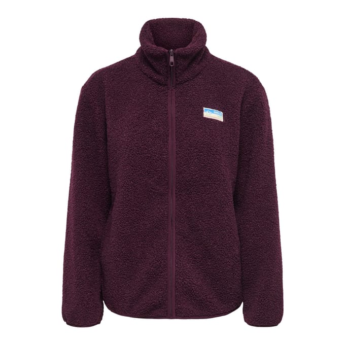 Regular fit fleecejack met ritssluiting model 'EVA'