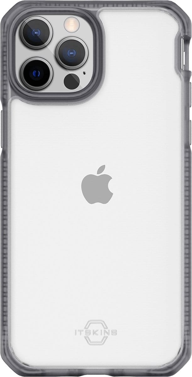 ITSKINS Hybrid Frost Apple iPhone 13 Pro Max Hoesje Transparant/Zwart