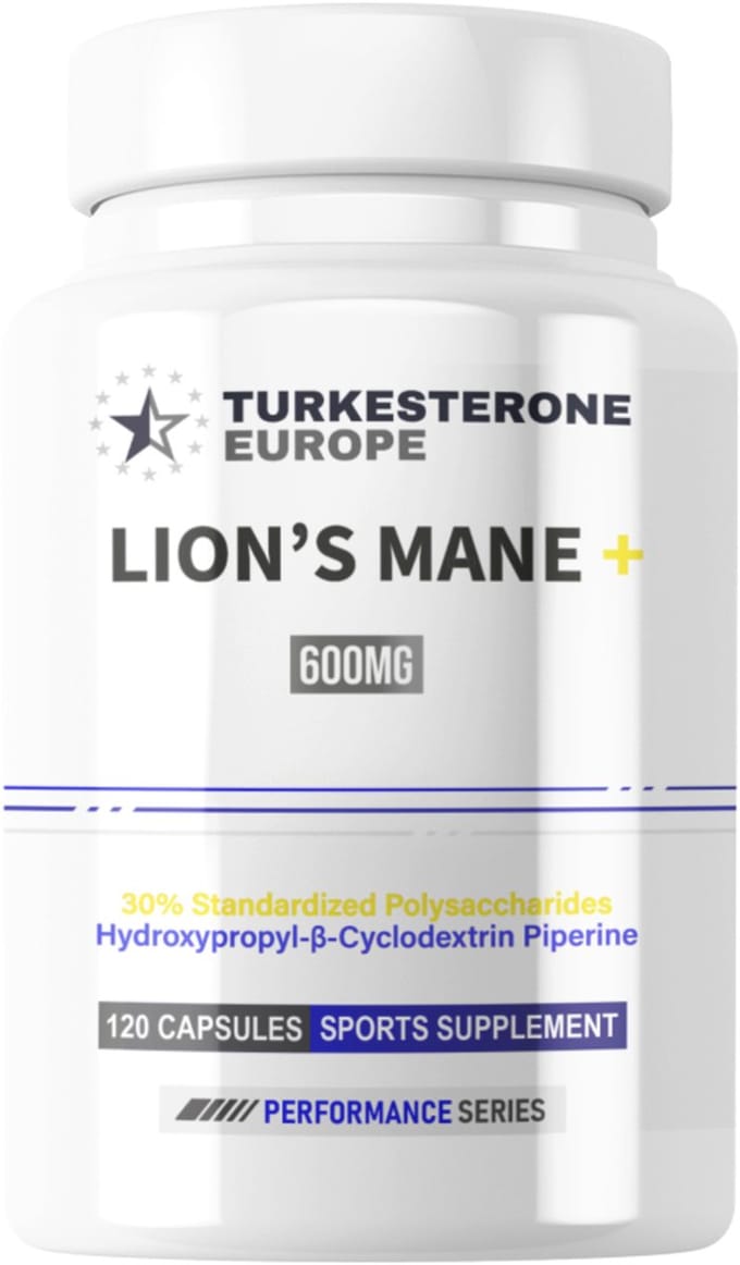 Lion's Mane+ (Hericium) 30% Polysaccharides met HydroPerine™ - 120 Capsules (600mg)
