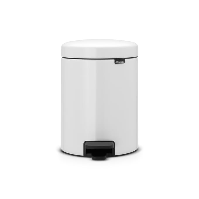 Brabantia NewIcon Prullenbak - 5 liter - Badkamer - White