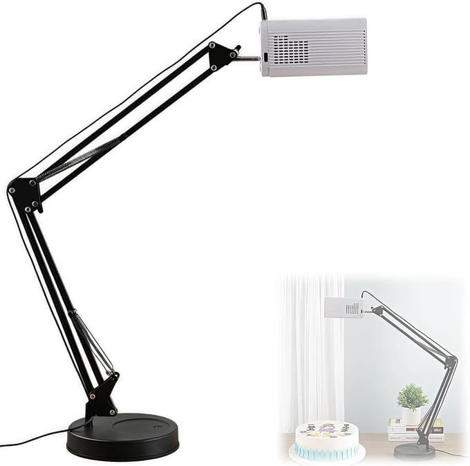 Kunsttekenprojector - Tekentafel projector - Afbeeldingen projecteren - Instelbare beeldgrootte - 18x13cm tot 220x125cm - Wit