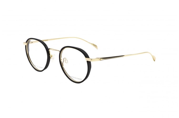 Rag & Bone RNB7025 Gold black 46/23/140 MAN Brilmonturen