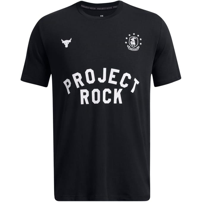 Under Armour Heren Project Rock T-Shirt (Zwart)