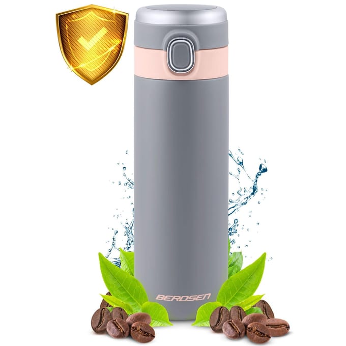 Vacuüm thermoskan - 450 ml - BD-786 - grijs