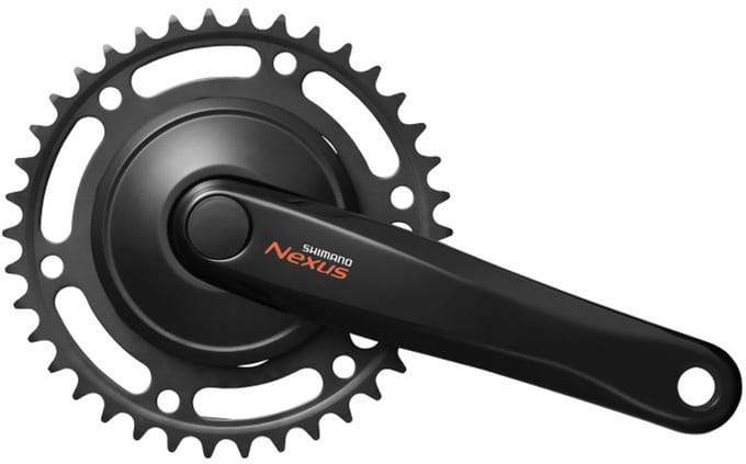 Crankstel Shimano Nexus C6000 170/38T - zwart