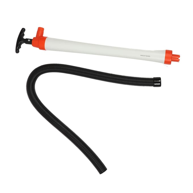 Pompe à eau manuelle Très efficace Multifonctionnelle Résistante à l'usure Pompe de cale manuelle pour Yachts Navires Bateaux de pêche Kayaks blanc