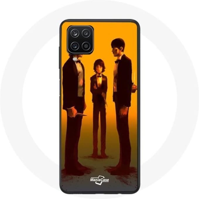 Coque Samsung Galaxy A12 Squid Game Seong Gi hun Cho Sang woo Et Kang Sae Byeok Episode 9