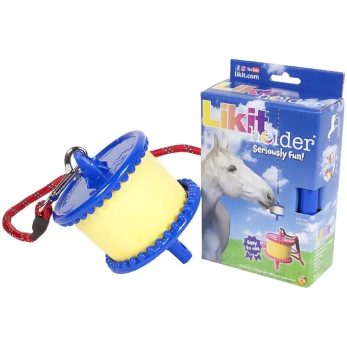 Likit Liksteenhouder Paard met Touw - Blauw