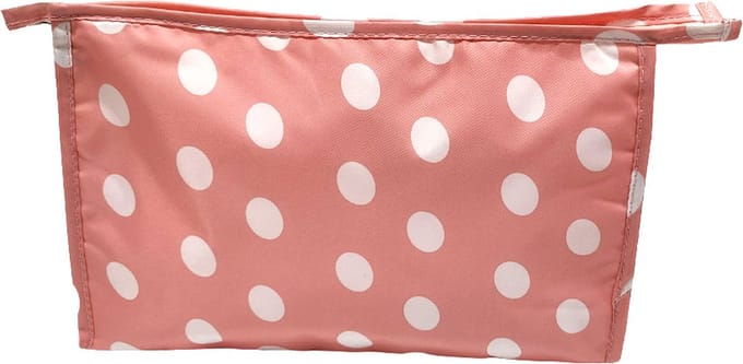 Rojafit Toilettas Groot - Pink Dots - afmeting 29 x 8x 18 cm.