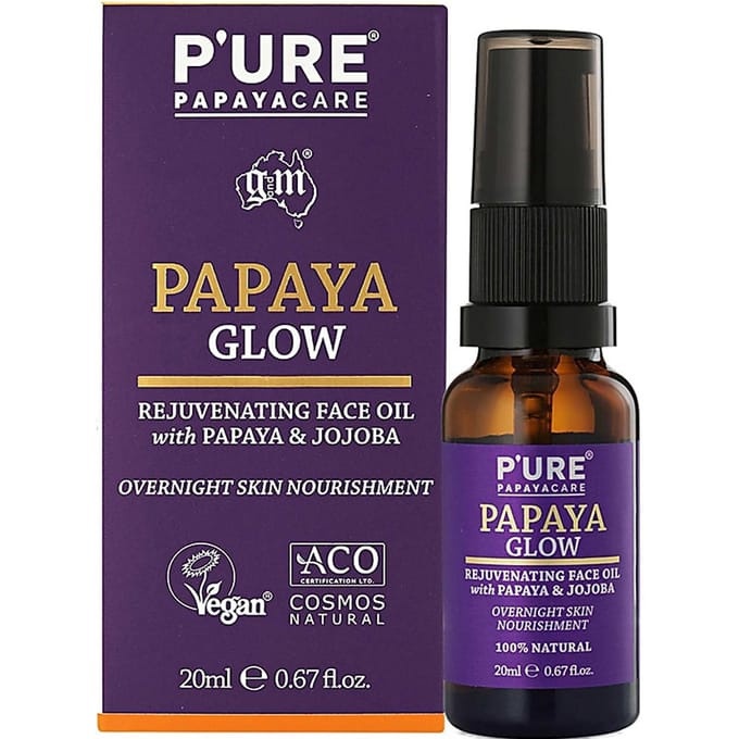 P’URE Papayacare - Papaya Glow Rejuvenating Face Oil - 20ml
