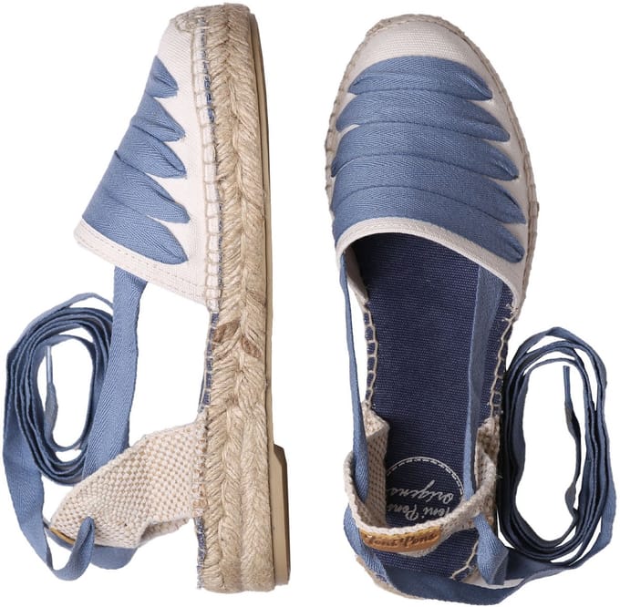 Vegan espadrille voor dames met vijf strepen | GAVET-CU