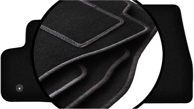 Complete set veloursmatten voor: Ford Transit Connect bestelwagen (2013-2017)