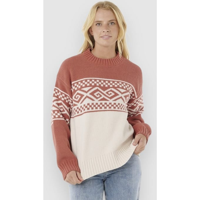 Rip Curl Cosmic Kiss Sweater - Brick