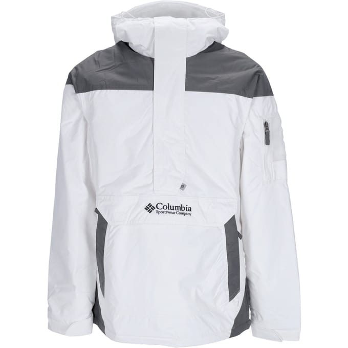 Heren pulloverjack Challenger Pullover wit/stadsgrijs