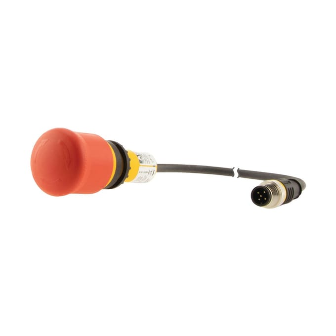 38 Mm Noodstopknop Met M12 Connector - 191005