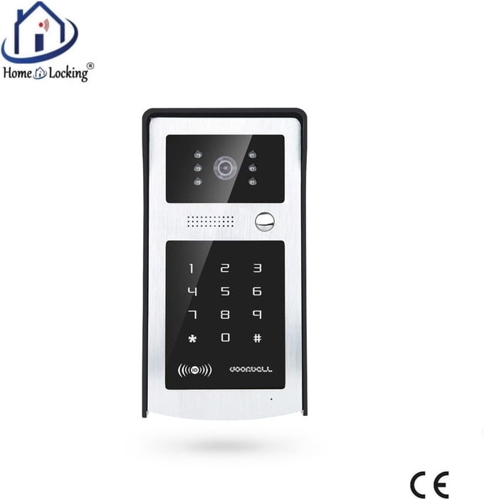 Home-Locking buiten deurbel camera voor binnen paneel/scherm videofoon T-2101B. T-2103A