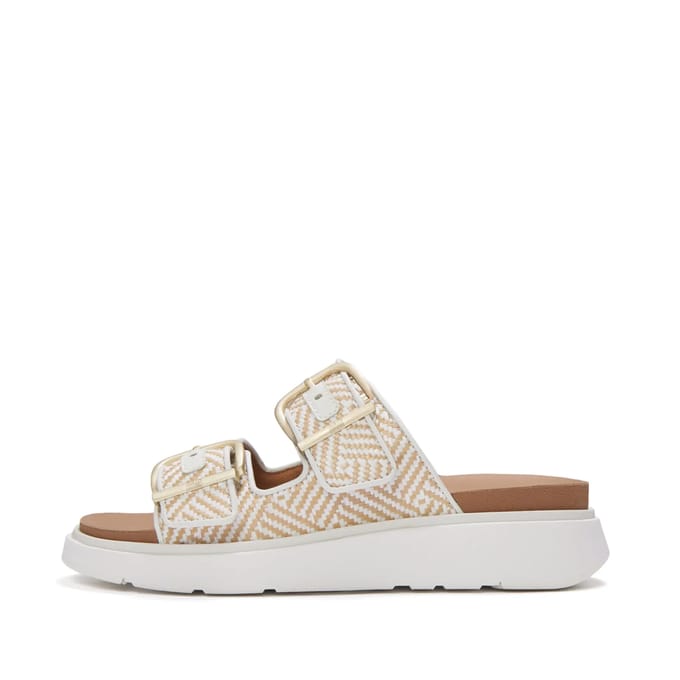 FitFlop Gen-ff buckle graphic-weave two-bar slides