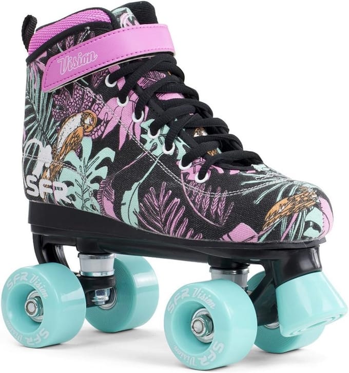 Verstelbare Outdoor & Indoor Rollaatschaatsen met Bloemendetail