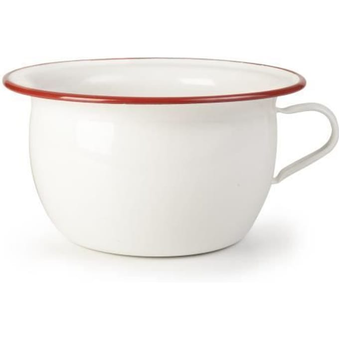 Nachtpot - IBILI - 908224 - Staal - Wit - 24 x 24 x 13 cm wit