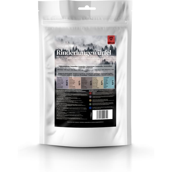 200g George & Bobs Runderlongblokjes Hondensnacks