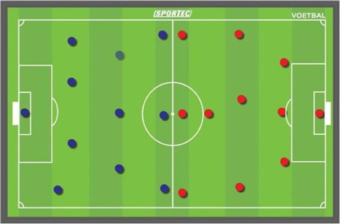 Sportec Magnetisch Voetbal Coachbord 60 X 45 Cm
