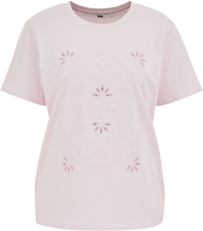 WE Fashion Dames T-shirt met embroideries