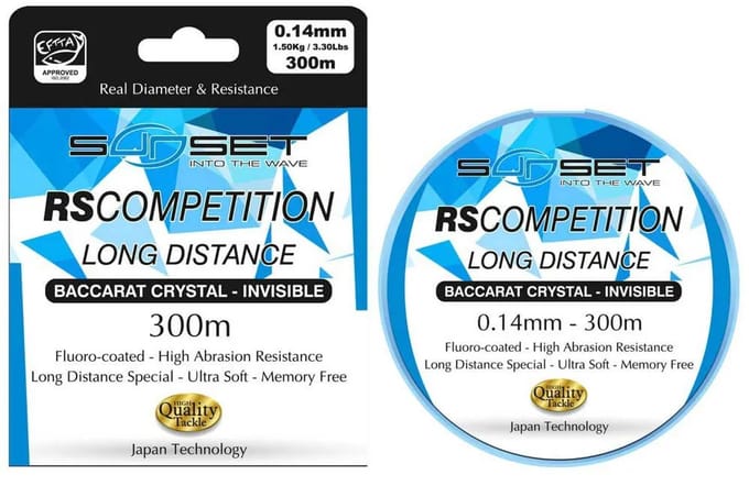 Sunset Rs Competition Long Distance Sw Monofilament 300 M Transparant 0.250 mm
