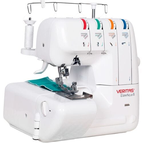 VERITAS OVERLOCKMACHINE ELASTICA II  4-3-2 draads overlock met 12 steeksoorten