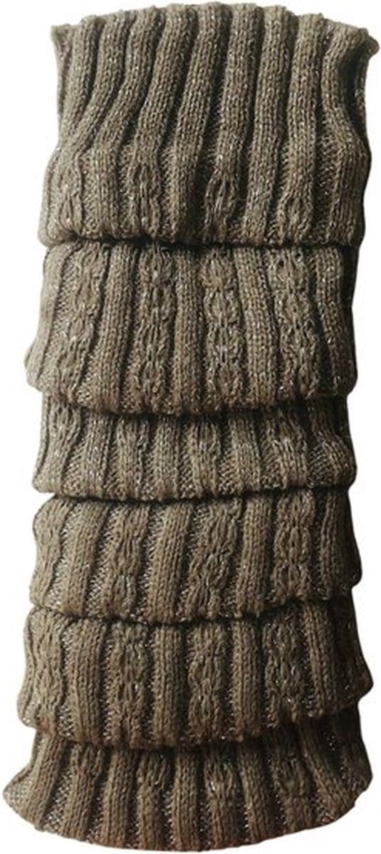 Modieuze Warme Beenwarmers / Sleever / Legwarmer | Beenwarmer | One Size - Beige