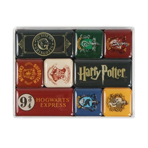 Harry potter: houses set van 9 magneten