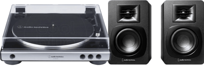 Audio Technica AT-LP60XUSBGM + Audio-Technica ATH-SP3X Zwart