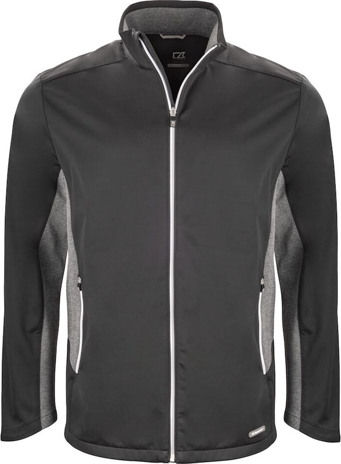 Cutter & Buck Navigate Softshell Jacket Heren 351458 - Zwart - M