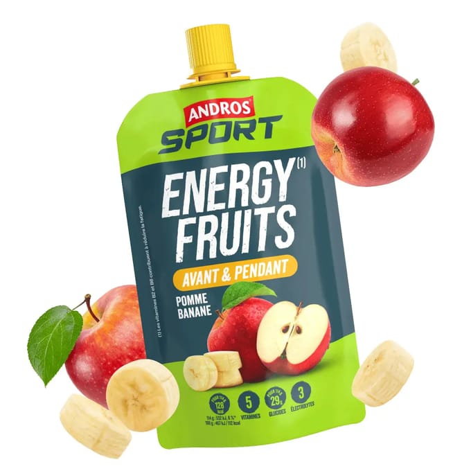 Energie drank Andros Sport Energy Fruits Pomme Banane