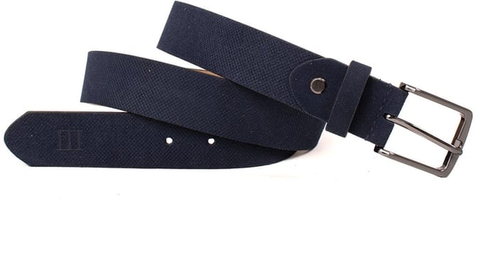 TRESANTI | FERREGIO | Riem met reliëf | Navy | Size 85