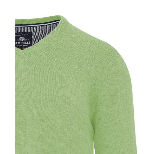 Campbell Trui V-hals Heren Groen