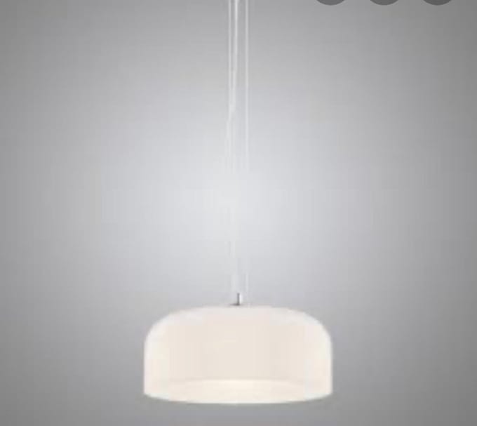 Hanglamp Wit Modern doors. 40 cm.