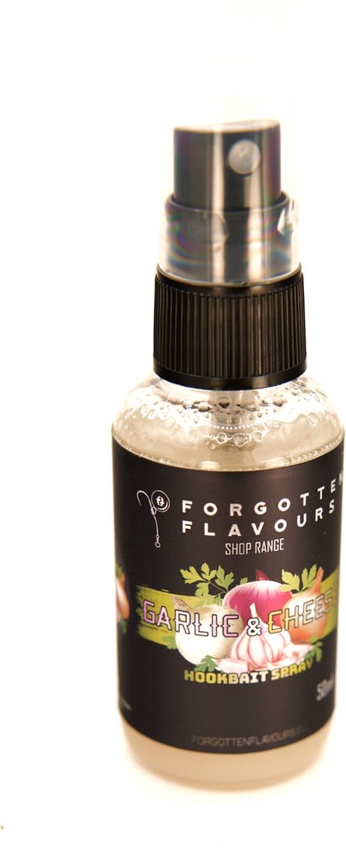 Forgotten Flavours Shop Range - Garlic & Cheese hookbait spray