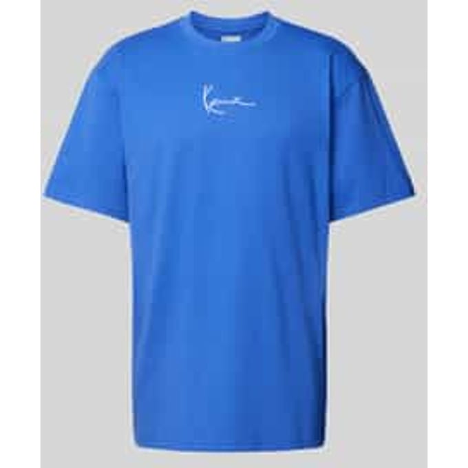 T-shirt met labelprint
