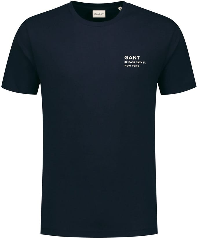 Gant Small Graphic SS Shirt Heren - Maat L