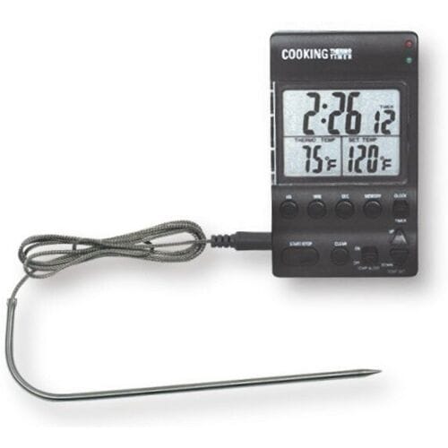GGM Gastro Braadthermometer met timer - sondelengte: 165mm - -30°C tot +200°C