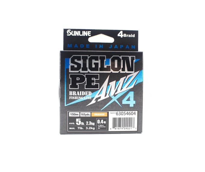 Sunline PE Line X4 Siglon AMZ 150M PE 0,4 5LB Orange (0213)