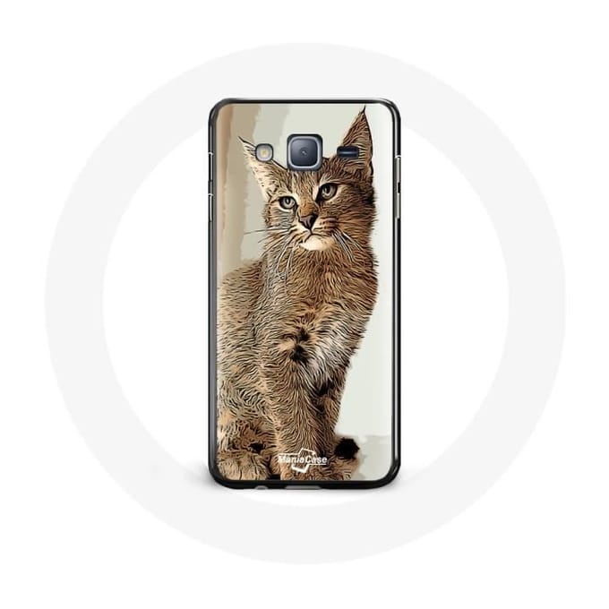 Coque pour Samsung Galaxy j3 2016 Siamois Race de chats