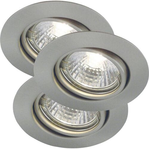 Nordlux 54540132 Triton 3-Kit Inbouwring GU10 Staal