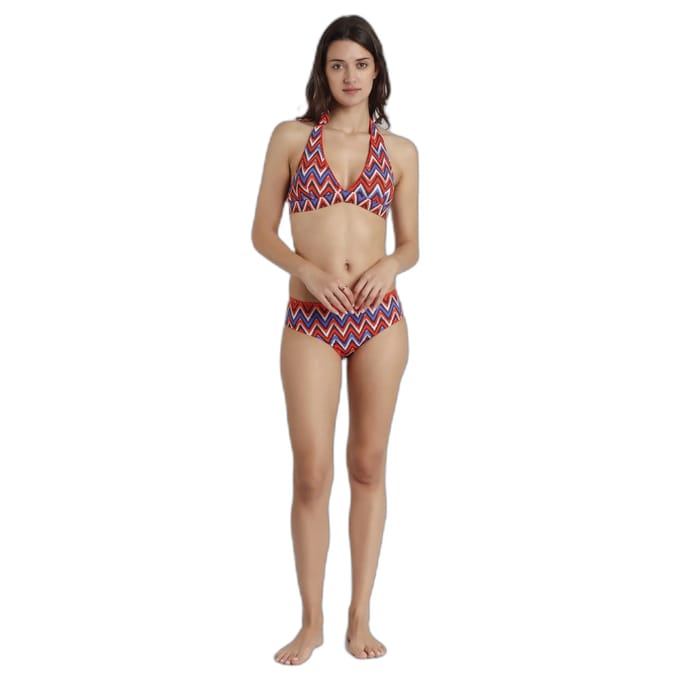 Twee-delig badpak met open rug voor dames Admas Ethnic Waves