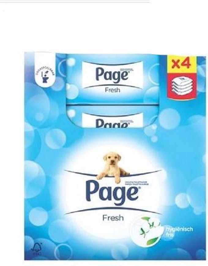 Page Vochtig Navul Fresh 4pak Voordeelverpakking