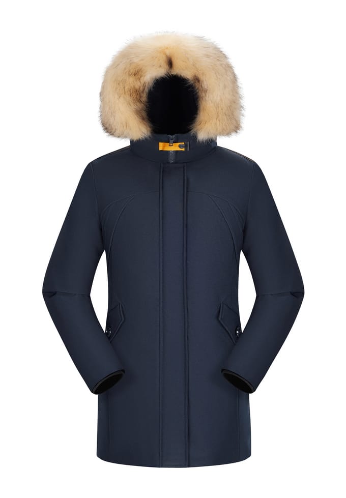 Subprime - Dames Jas winter Parka Chloe - Blauw - Maat S