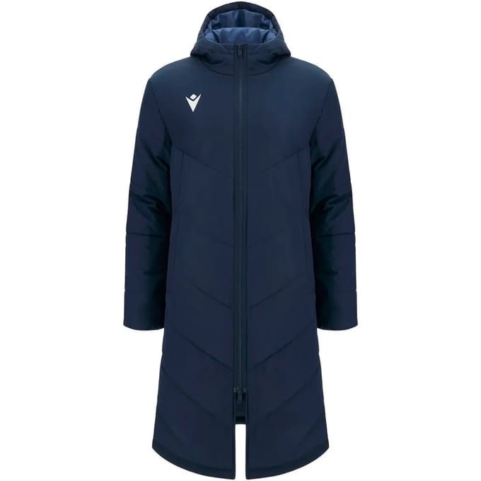 Macron Northland Long Coach Jacket Heren - Marine | Maat: M